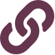 Link dark violet icon